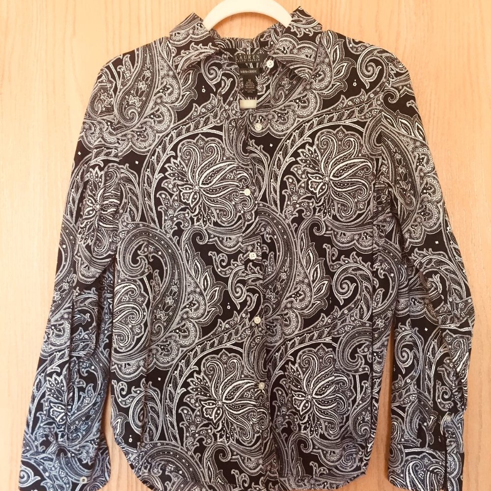 Ralph Lauren Paisley Button Down Shirt